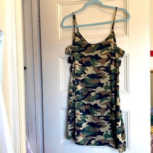 Blue Rain Camo Dress